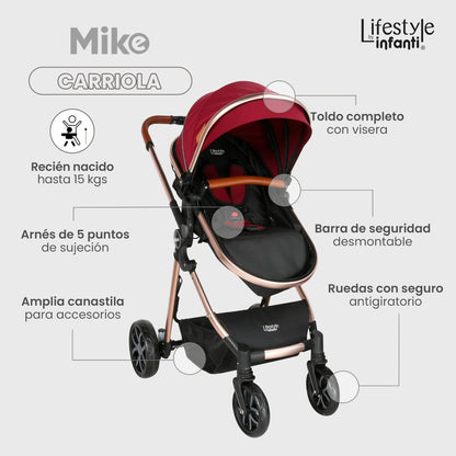 Carriola Mike Lifestyle by Infanti Travel System