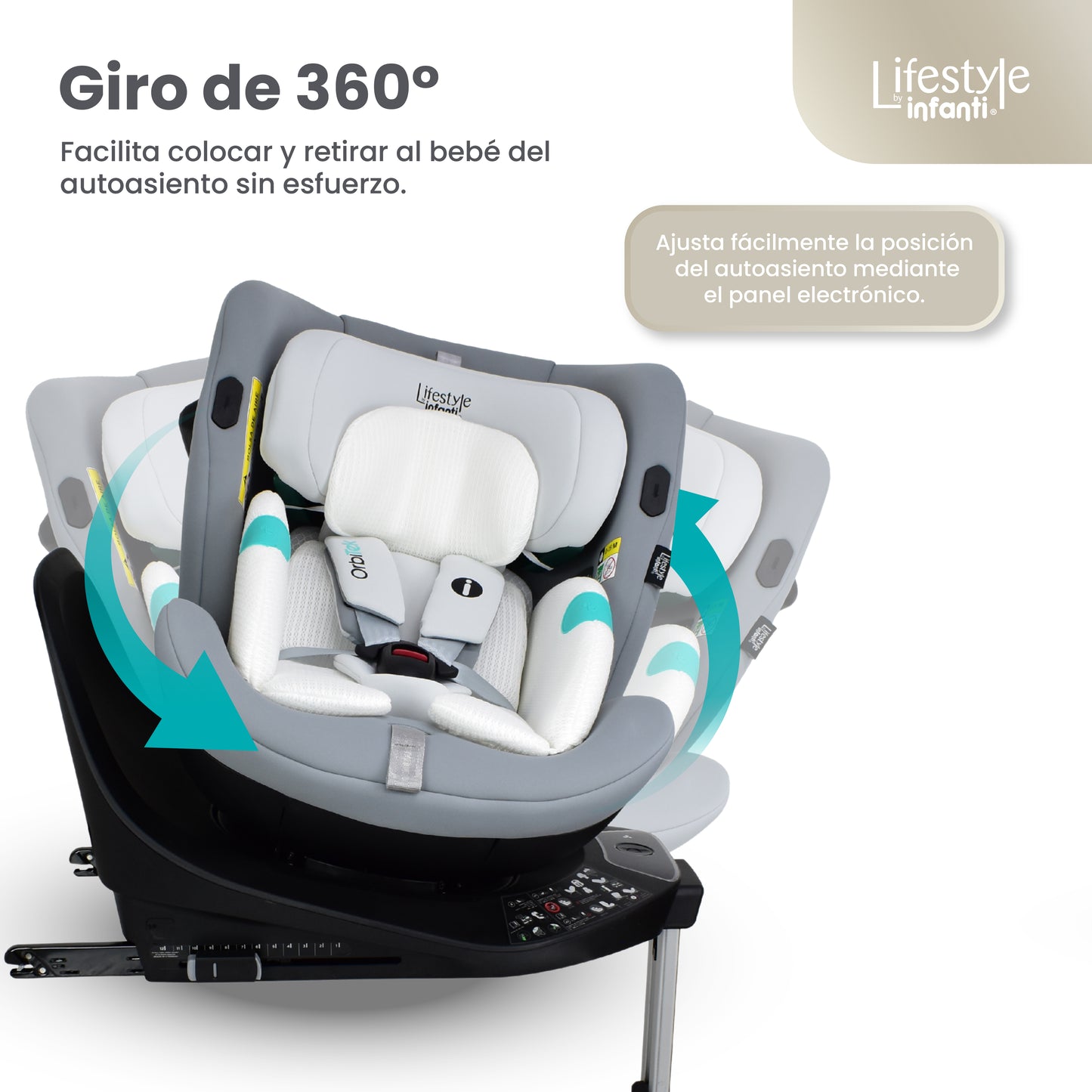 Autoasiento Electrónico Orbitek Con Giro 360