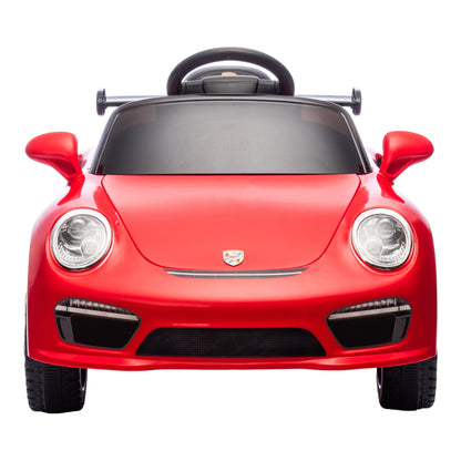 Carro Eléctrico Montable Tipo Deportivo Porsche Con Luces