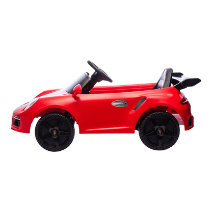 Carro Eléctrico Montable Tipo Deportivo Porsche Con Luces