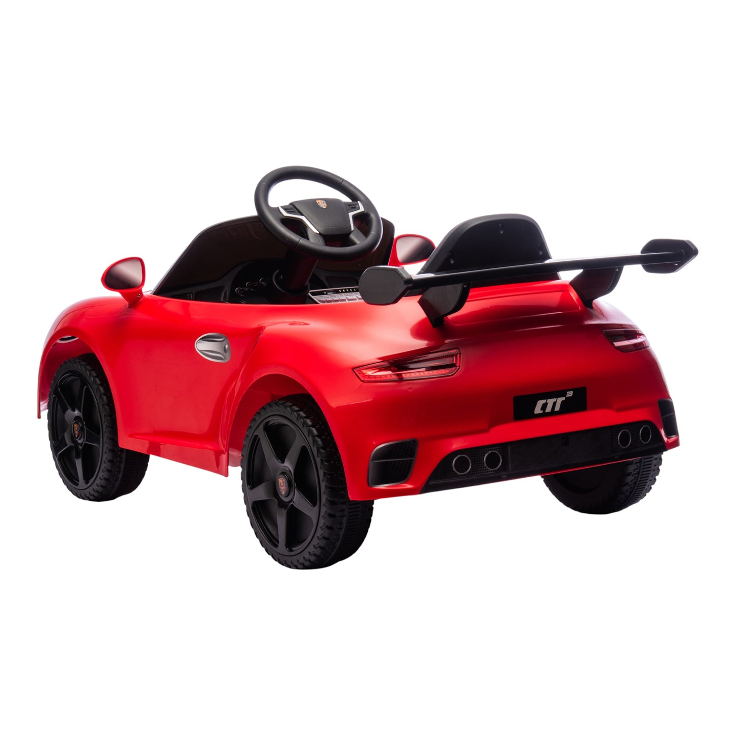 Carro Eléctrico Montable Tipo Deportivo Porsche Con Luces