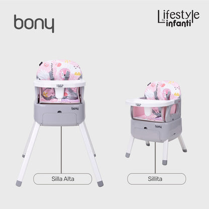 Silla Alta 3 En 1 Para Bebé Lifestyle By Infanti, Bony