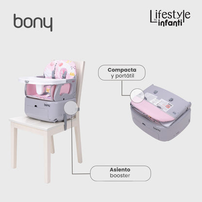 Silla Alta 3 En 1 Para Bebé Lifestyle By Infanti, Bony