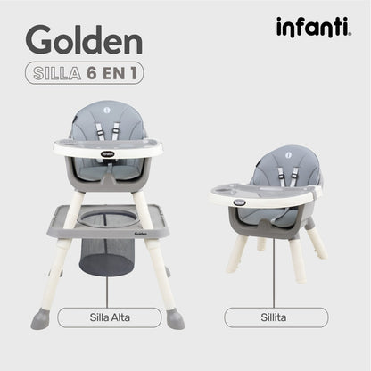 Combo Infanti Carriola Travel System, Cuna Colecho,  Andadera 2 en 1 y Silla Alta Para Bebé