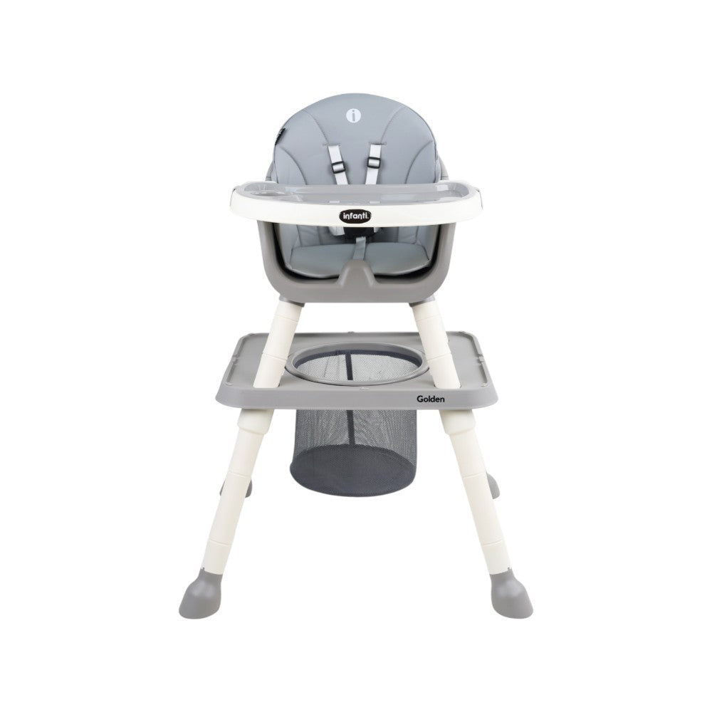 Silla Alta Infanti 6 en 1 Golden Multifuncional Con Charola Y Mesa De Actividades
