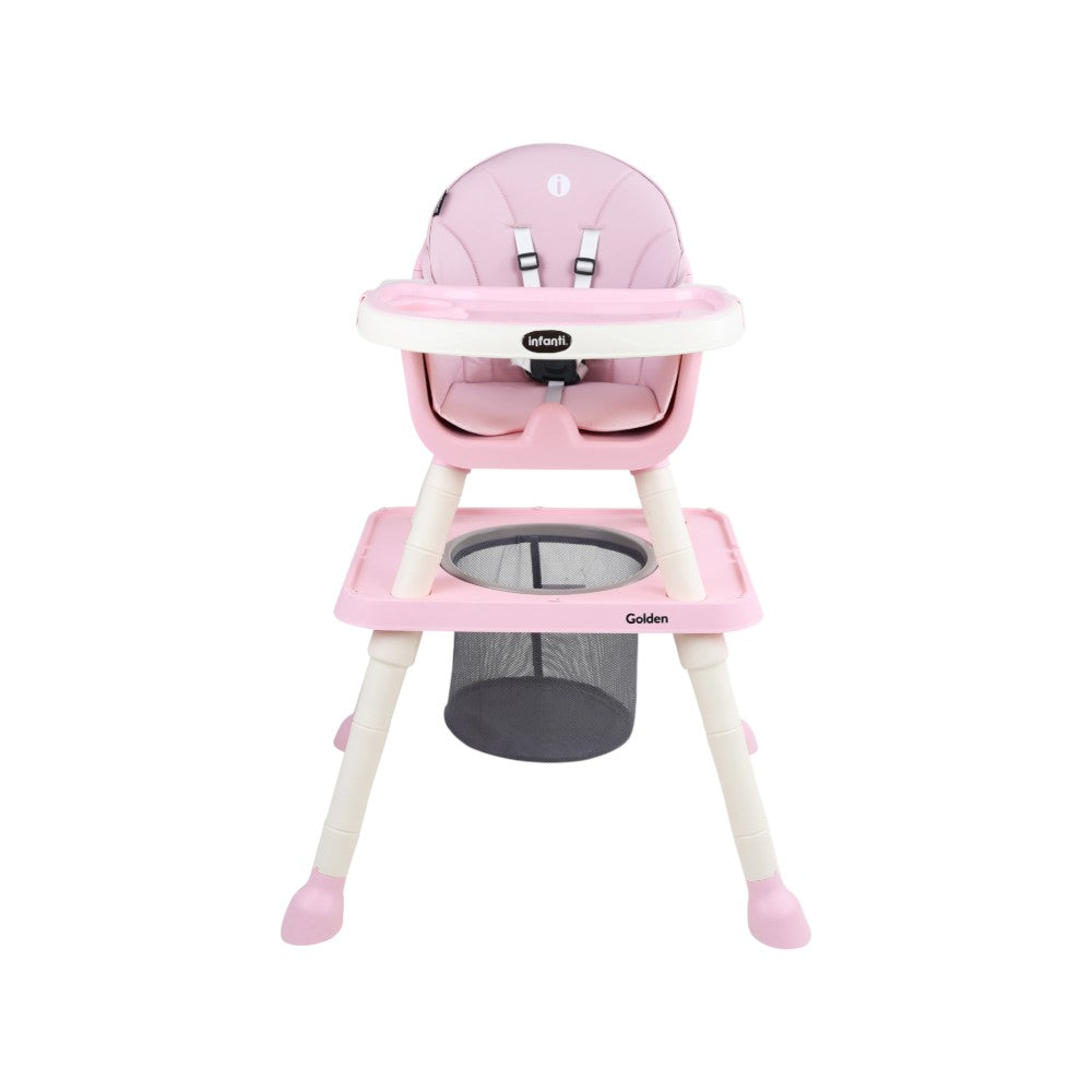 Silla Alta Infanti 6 en 1 Golden Multifuncional Con Charola Y Mesa De Actividades