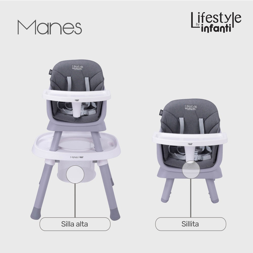 Silla Alta Manes Para Comer Lifestyle by Infanti 7 en 1