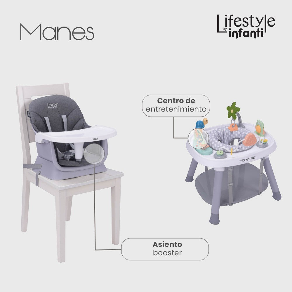 Silla Alta Manes Para Comer Lifestyle by Infanti 7 en 1