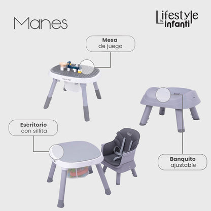 Silla Alta Manes Para Comer Lifestyle by Infanti 7 en 1