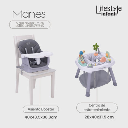Silla Alta Manes Para Comer Lifestyle by Infanti 7 en 1