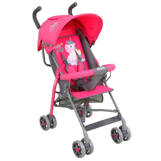 Infanti Carriola De Bastón Skit Unicornio/Dino Ligera Y Portátil