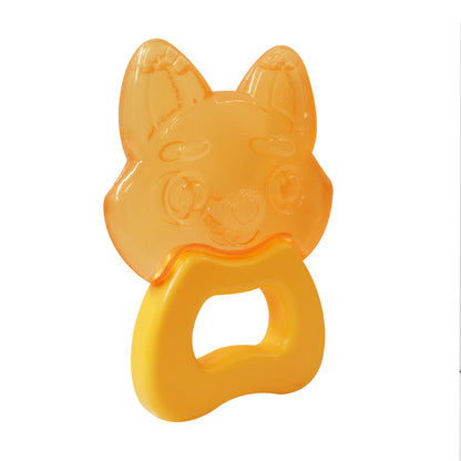 Mordedera Rellena de Agua Con Forma de Zorro Naranja, Libre BPA, Libre PVC, Infanti