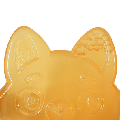 Mordedera Rellena de Agua Con Forma de Zorro Naranja, Libre BPA, Libre PVC, Infanti