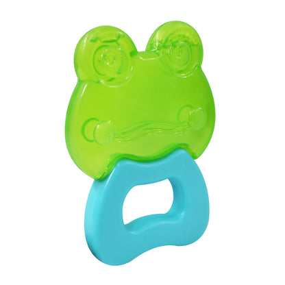 Mordedera Rellena de Agua Con Forma de Rana, Verde Libre BPA, Libre PVC, Infanti