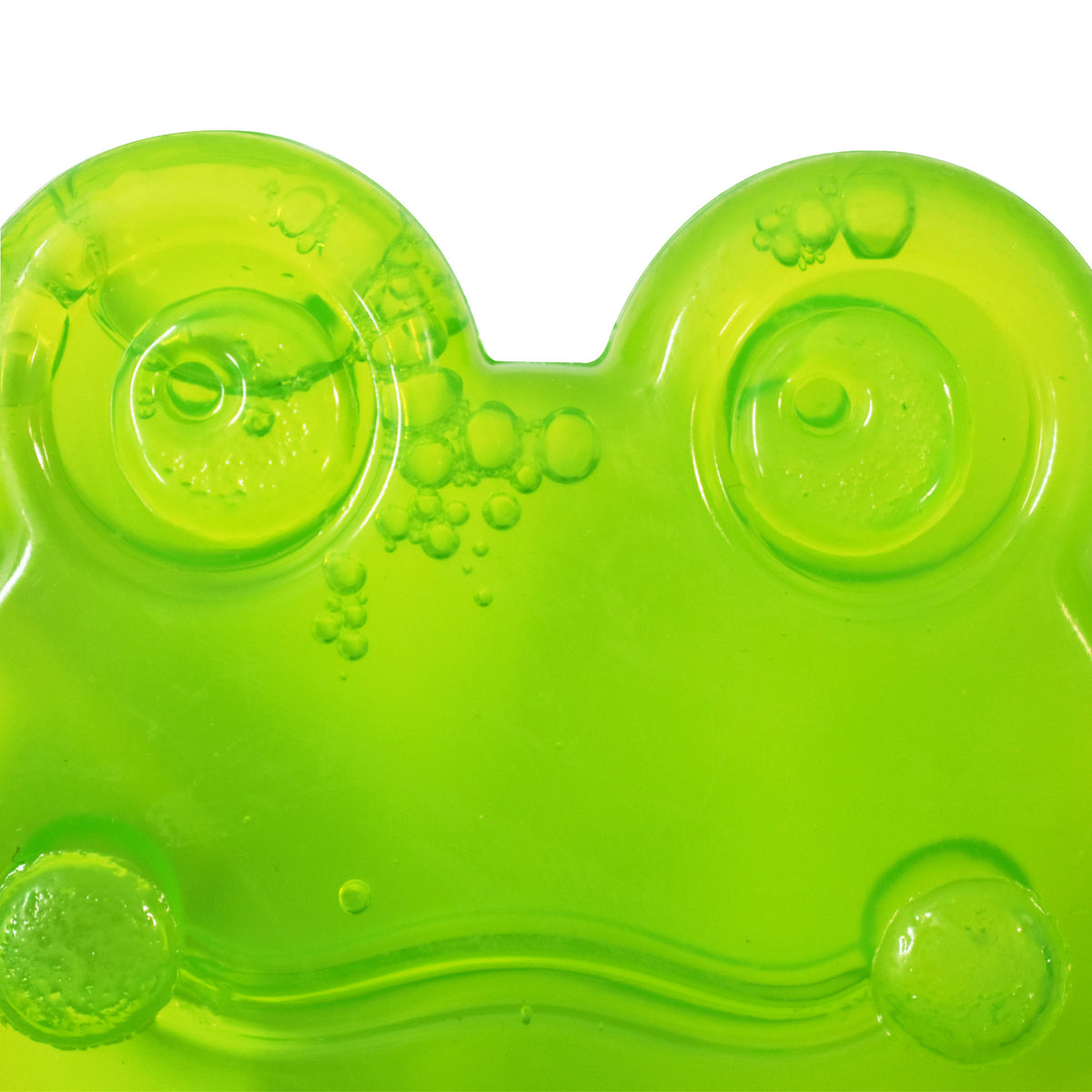 Mordedera Rellena de Agua Con Forma de Rana, Verde Libre BPA, Libre PVC, Infanti