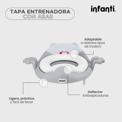 Tapa Entrenadora Para Baño Adaptable Ligera Y Práctica