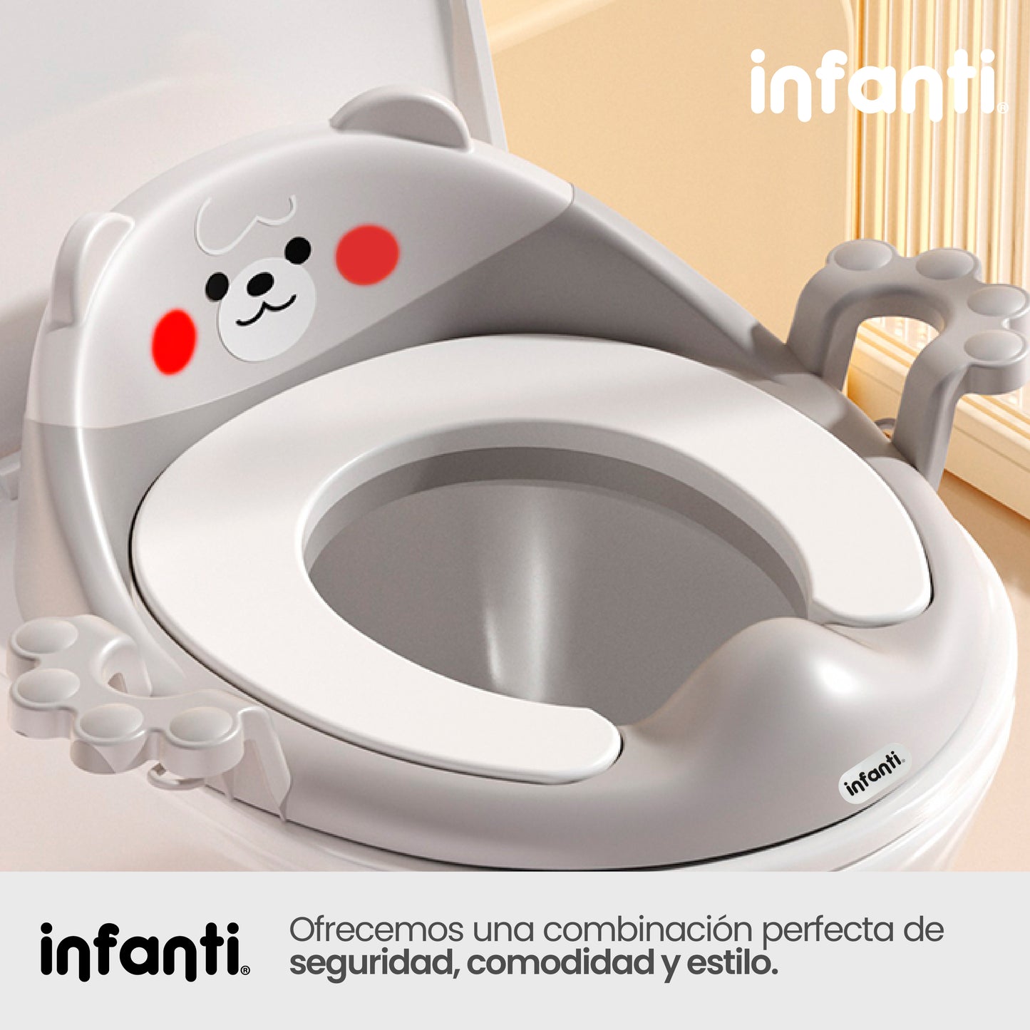 Tapa Entrenadora Para Baño Adaptable Ligera Y Práctica
