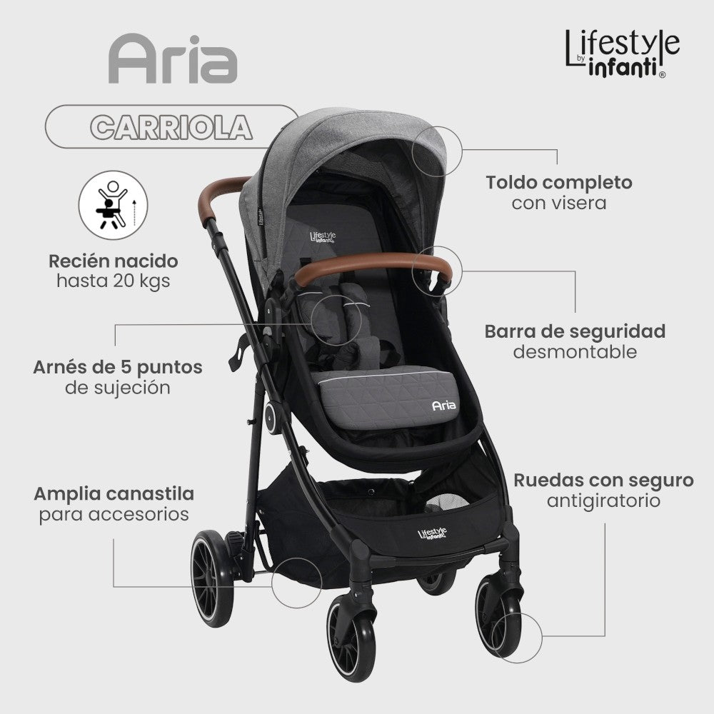 Carriola Travel System Aria Infanti Lifestyle