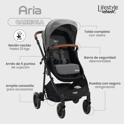 Carriola Travel System Aria Infanti Lifestyle