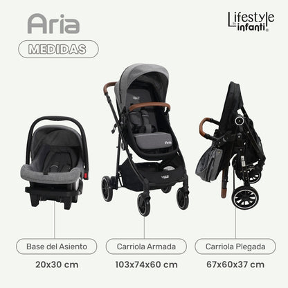 Carriola Travel System Aria Infanti Lifestyle