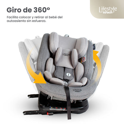 Car Seat With 360° Base Group 0, 1, 2 ISOFIX Anchorage