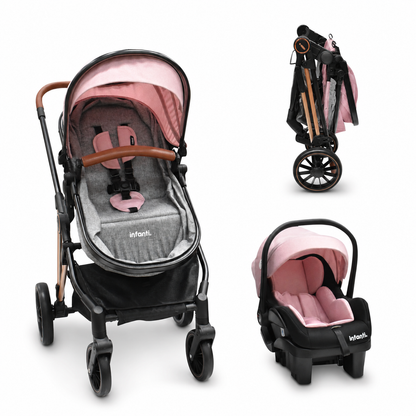 Carriola Ana Con Sistema De Viaje Convertible A Bambineto Mango Ajustable