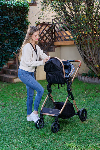 Carriola Travel System Con Base Ventura Lifestyle By Infanti Color Gris