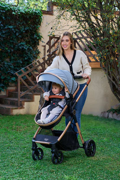 Carriola Travel System Con Base Ventura Lifestyle By Infanti Color Gris
