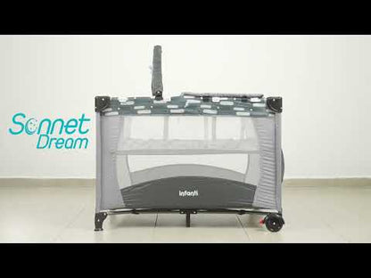 Cuna De Viaje Con Juguetero Y Cambiador