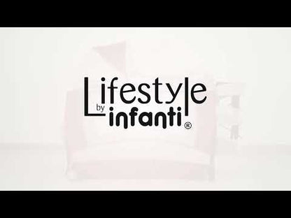 Cuna De Viaje Con Mosquitero, Organizador Y Cambiador