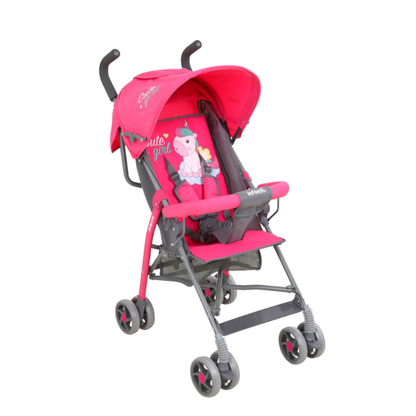 Carriola De Bastón Skit Unicornio Dino Con Reclinación Ajustable Ultraligera y Portátil