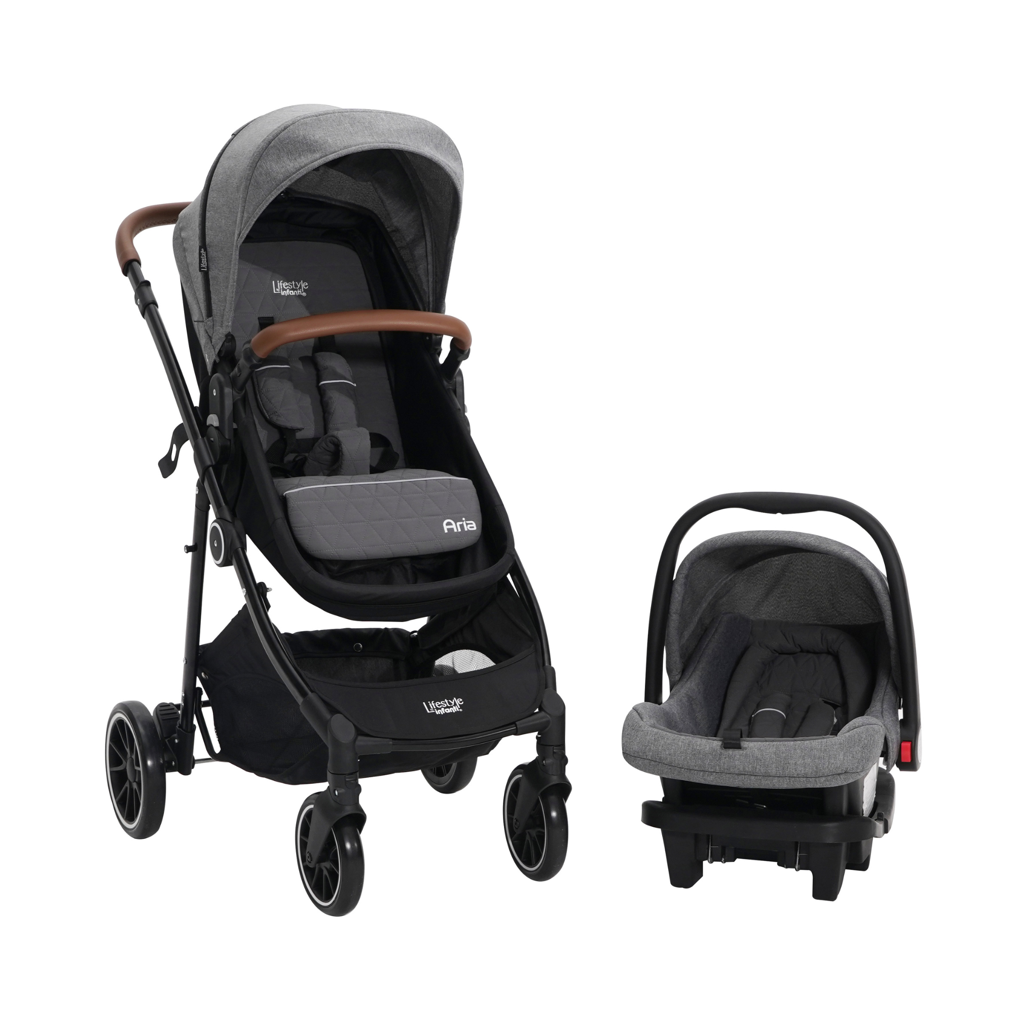 Carriola Aria Con Sistema De Viaje Asiento Reversible y Plegado Compacto