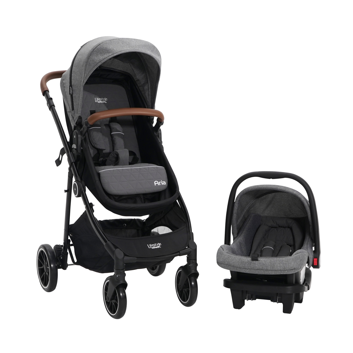 Carriola Aria Con Sistema De Viaje Asiento Reversible y Plegado Compacto