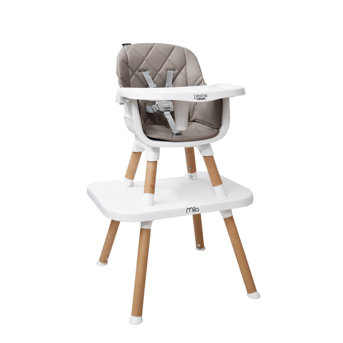 Silla Alta Lifestyle by Infanti Mila 6 en 1 Color Gris